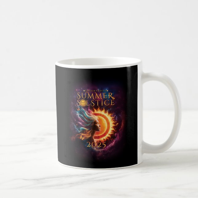 2025 Greensboro Summer Solstice Festival Souvenir Coffee Mug (Right)
