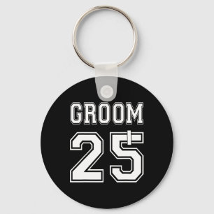 2025 Groom Engagement Party Matching Honeymoon Jus Keychain