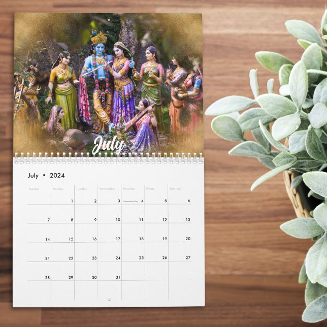 2025 Indian Hindu Deities Idol Gayatri Mantra Calendar (Creator Uploaded)