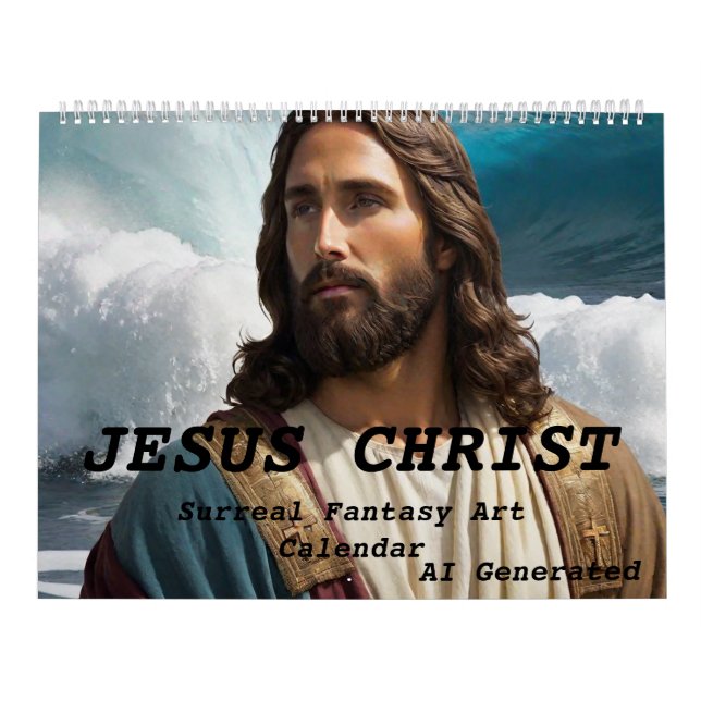 2025 JESUS Surreal Fantasy Art  Calendar (Cover)