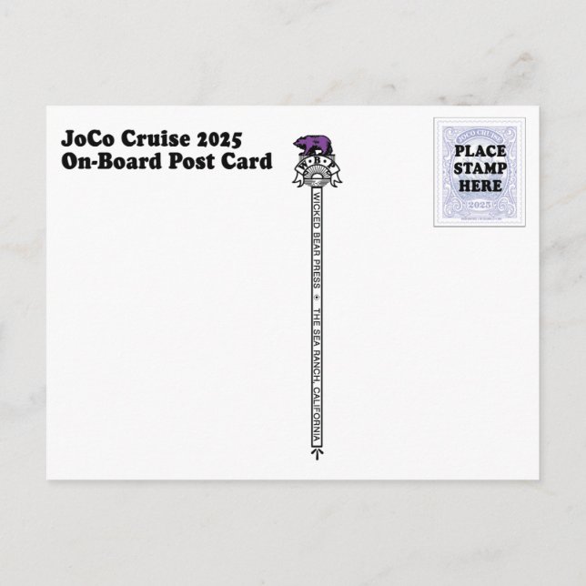 2025 JoCo On-Board Post Card (Back)