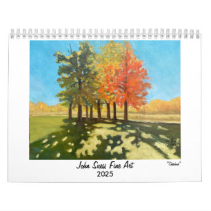 2025 John Suess Fine Art Wall Calendar