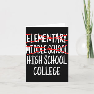 2025 Junior High Graduation - Funny Middle School  Card