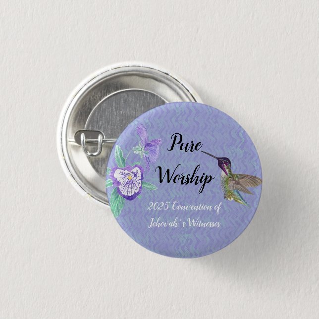 2025 JW convention customize 1 Inch Round Button (Front & Back)