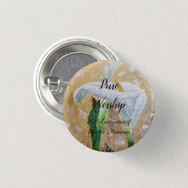 2025 JW convention customize 1 Inch Round Button (Front & Back)