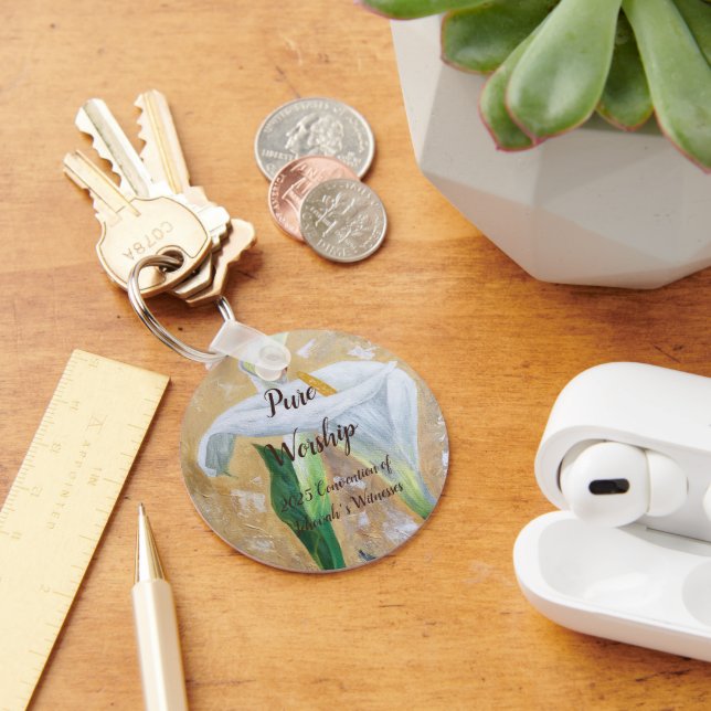 2025 JW convention customize also name Keychain (Desk)