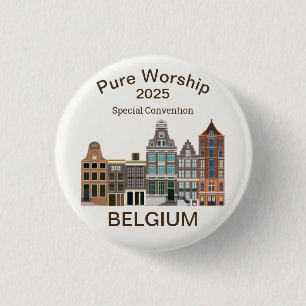 2025 JW Special Convention Ghent Belgium 1 Inch Round Button