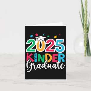 2025 Kinder Graduate Kindergarten Graduation 2025  Card