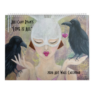 2025 Love is All Whimsical Art Calendar