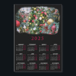 2025 magnetic calendar with your Christmas photo<br><div class="desc">2025 magnetic calendar with your Christmas photo. Just replace the photo with a photo of your children.</div>