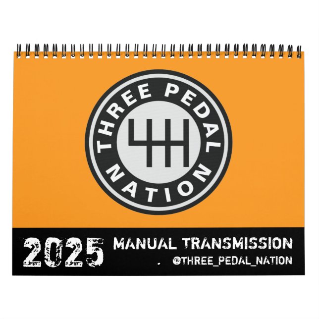 2025 MANUAL TRANSMISSION CALENDAR (Cover)