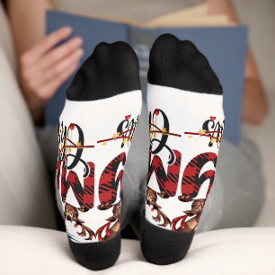 2025 Merry Christmas Cat Socks