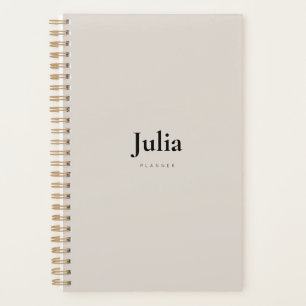 2025 Minimalist Customizable  Planner
