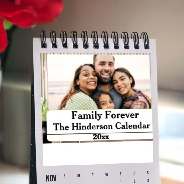 2025 Modern Create Your Own Custom Family Photo  Calendar (Creator Uploaded)