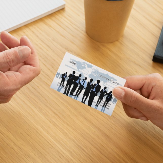 2025 Modern Dark Pocket Calendar Business Card (Creator Uploaded)