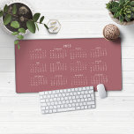 2025 Modern Rose Gold Pink Calendar Desk Mat<br><div class="desc">🌟This is for 2025🌟
2025 Rose Gold Pink Calendar Desk Mat Mouse Pad. This version is in chic rose gold,  but the colours can easily be customized! Please contact us at cedarandstring@gmail.com if you need assistance with the design or matching products.</div>
