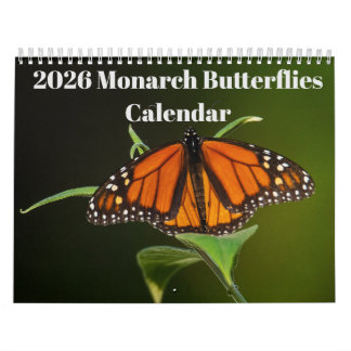 2025 Monarch Butterflies Calendar