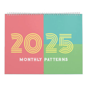 2025 Monthly Patterns and Plans Calendar