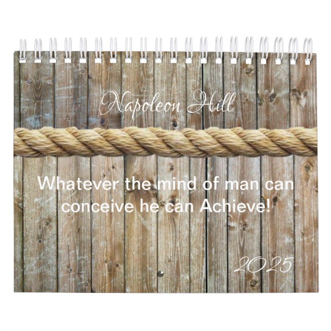 2025 Napoleon Hill,  Whatever man can Conceive  Calendar (Cover)