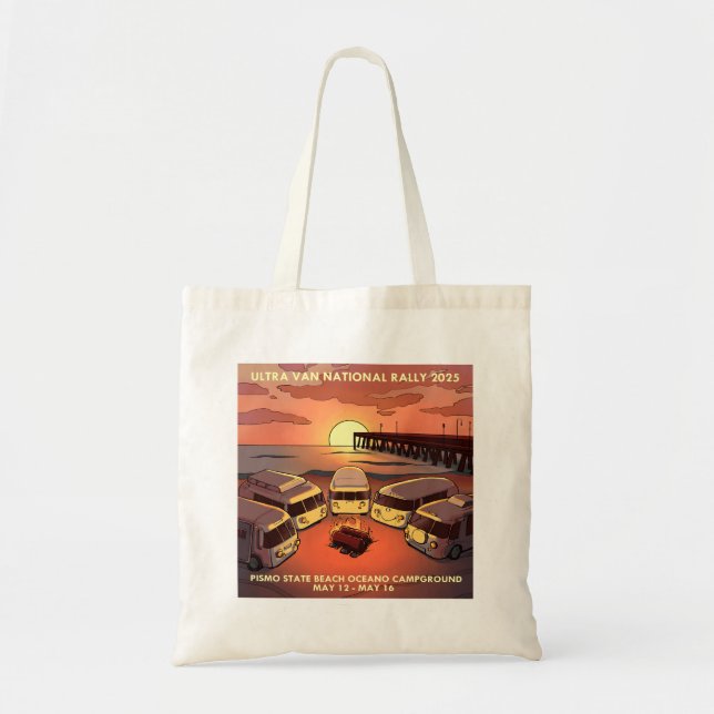 2025 National Rally logo tote bag (Front)