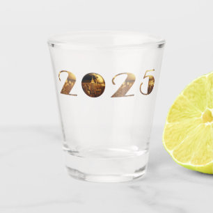 2025 New Year Party-Ball-NYC Gold- Shot Glass
