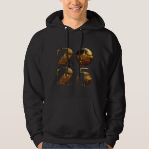 2025 New Years Eve-Ball-NYC Gold- Hoodie