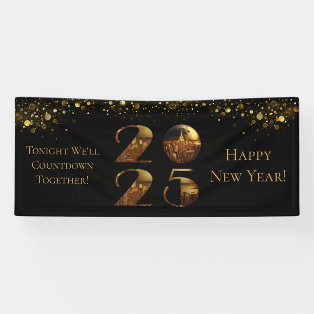 2025 New Years Eve Banner (Horizontal)