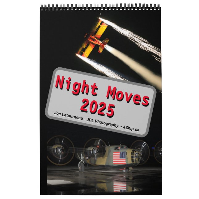 2025 Night Moves... Enter the Dark Side Calendar (Cover)