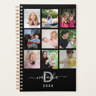 2025 noir moderne Créer votre propre famille perso