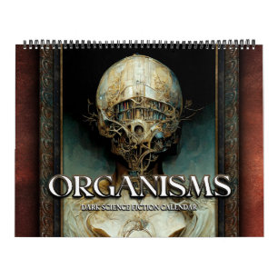2025 Organisms 2 Surreal Dark Sci-Fi Calendar