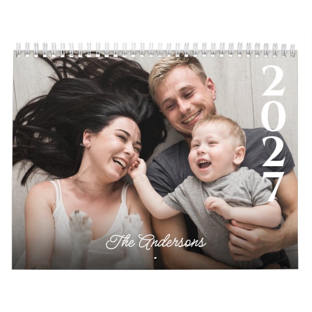 2025 Personalized Calendar Custom Photos & Text (Cover)