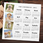 2025 Personalized Family Pet Dog Photos Calendar<br><div class="desc">2025 Photo Calendar Magnet Cards - Send New Year Greetings or include in your Christmas cards, these 5x7 photo calendar cards are perfect as Christmas and New Year cards to family and friends. Perfect to highlight or circle special family dates, anniversaries, birthdays, and reunions. Personalize these full year photo calendar...</div>