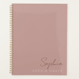 2025 Personnalisé Script moderne Dusty Rose