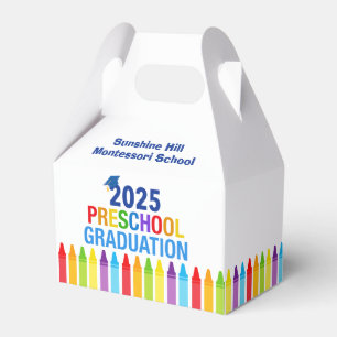 2025 Preschool Graduation Custom School Party Favor Box
