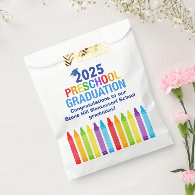 2025 Preschool Graduation Custom School Party Favour Bag (Sealed)