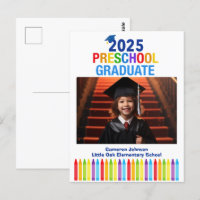 2025 Preschool Photo Custom Kids Graduation