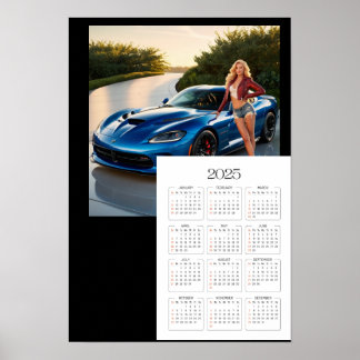 2025 QT Calendar  Poster