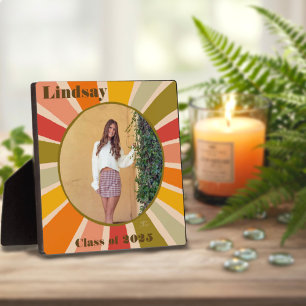 2025 Retro Stylish Fun Modern Grad Custom Plaque