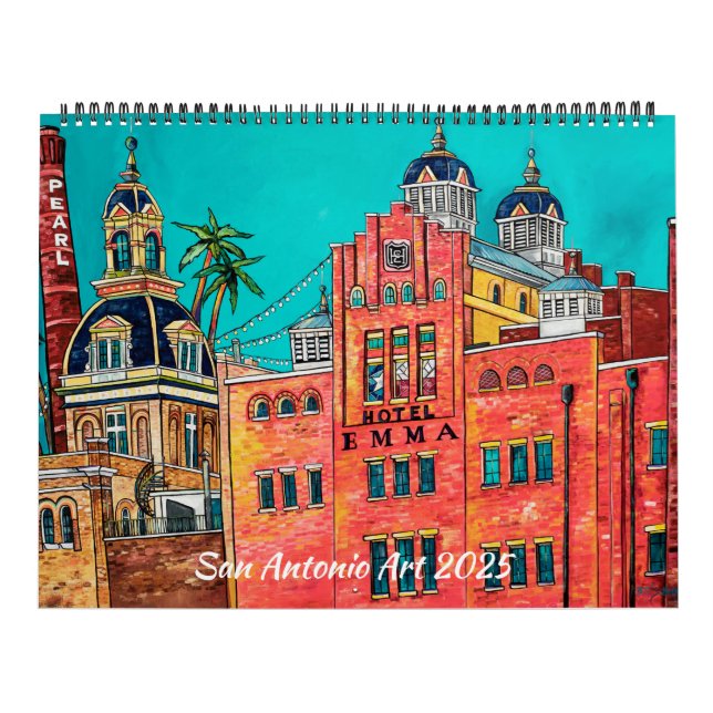 2025 San Antonio Artist Series Calendar (Cover)