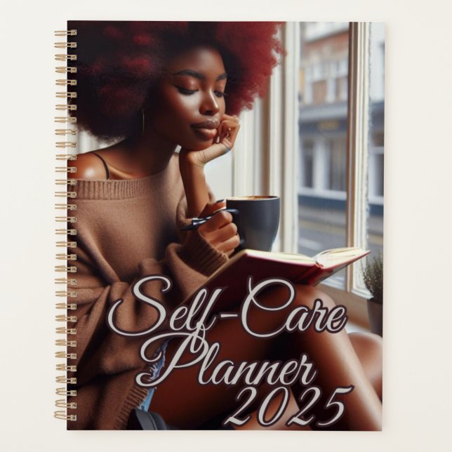 2025 Self-Care Planner: Planning Over Coffee Planner (Front)