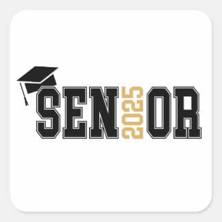 2025 Senior Graduate  Square Sticker