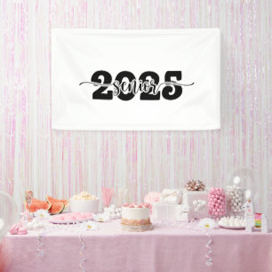  2025 Senior Graduation Class of 2025 School  Banner