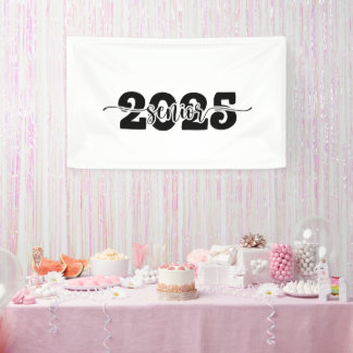  2025 Senior Graduation Class of 2025 School  Banner
