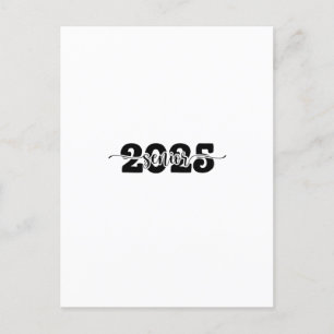 2025 Senior Graduation Class of 2025 School Holiday Postcard