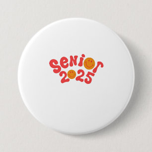 2025 Senior Graduation Summer Vacation Graduate 3 Inch Round Button