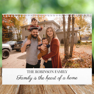 2025 Simple Create Your Own Custom Family Photo  Calendar