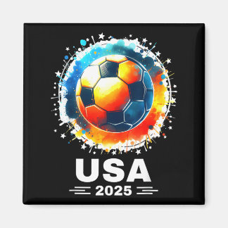 2025 Soccer Flying Bisonrel Soccer 2025 Soccer Magnet