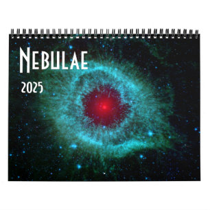 2025 Space Astronomy Universe NASA Nebulae Stars Calendar