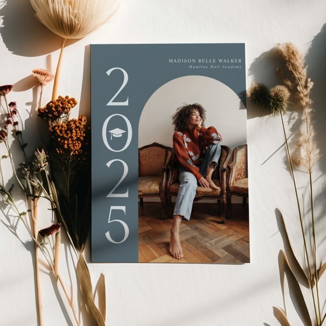 2025 Steel Blue Arch Graduation Announcement (Creator Uploaded)