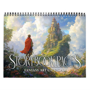 2025 Storybook Pages Fantasy Art Calendar